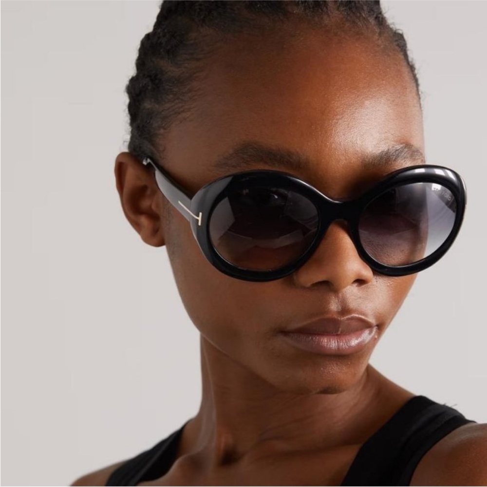 TOM FORD LIYA 02 FT0918 01B BLACK/GREY SUNGLASSES